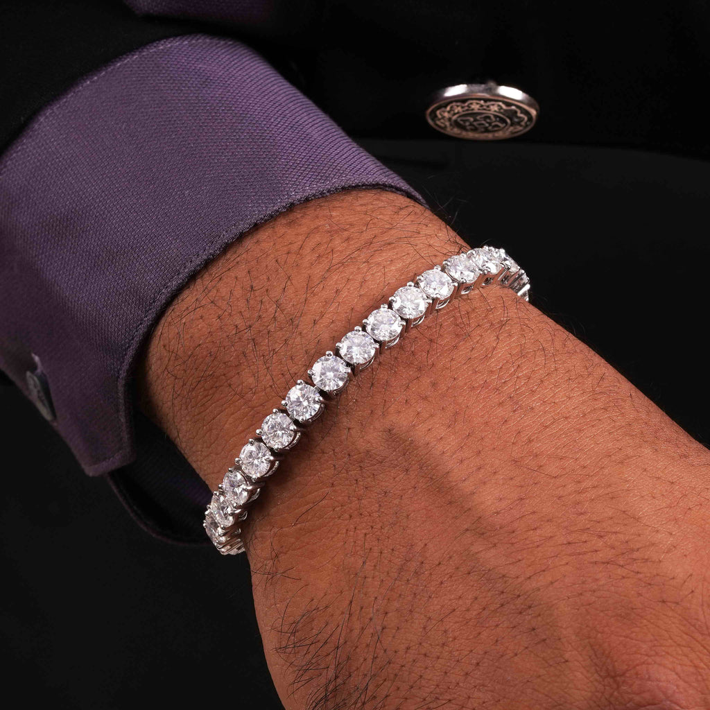 5.5 MM Round Shaped Tennis Bracelet