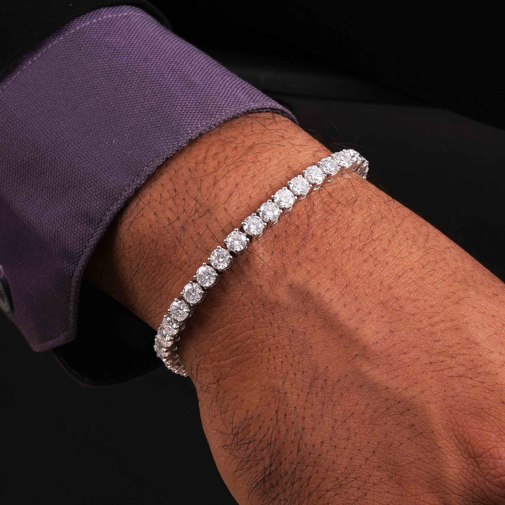 4.5 MM Round Shaped Tennis Bracelet