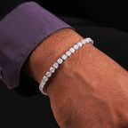 4.5 MM Round Shaped Tennis Bracelet