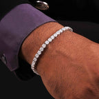 4 MM Round Shaped Tennis Bracelet