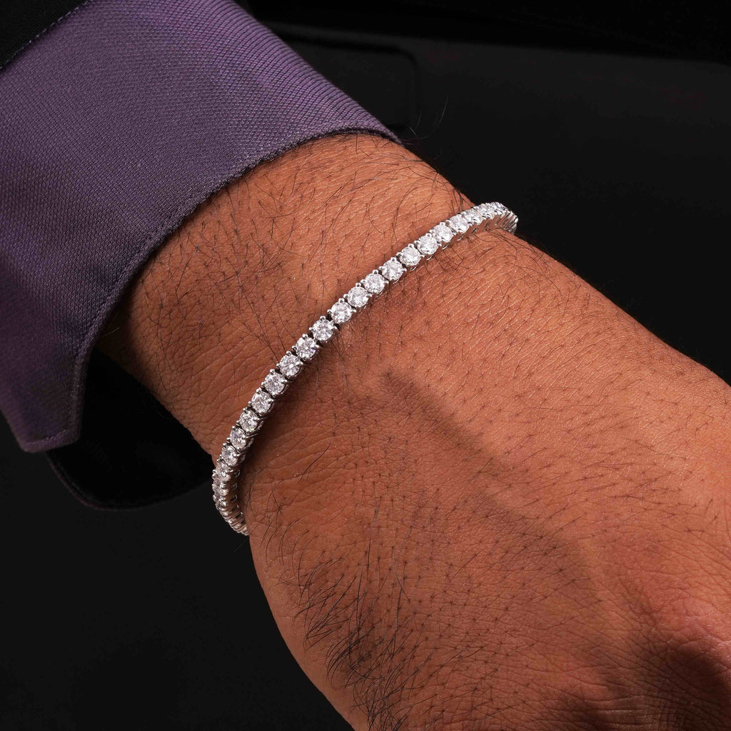 3.5 MM Round Shaped Tennis Bracelet