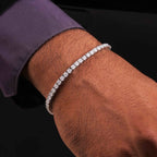 3.5 MM Round Shaped Tennis Bracelet
