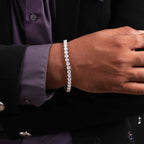 5.5 MM Round Shaped Tennis Bracelet