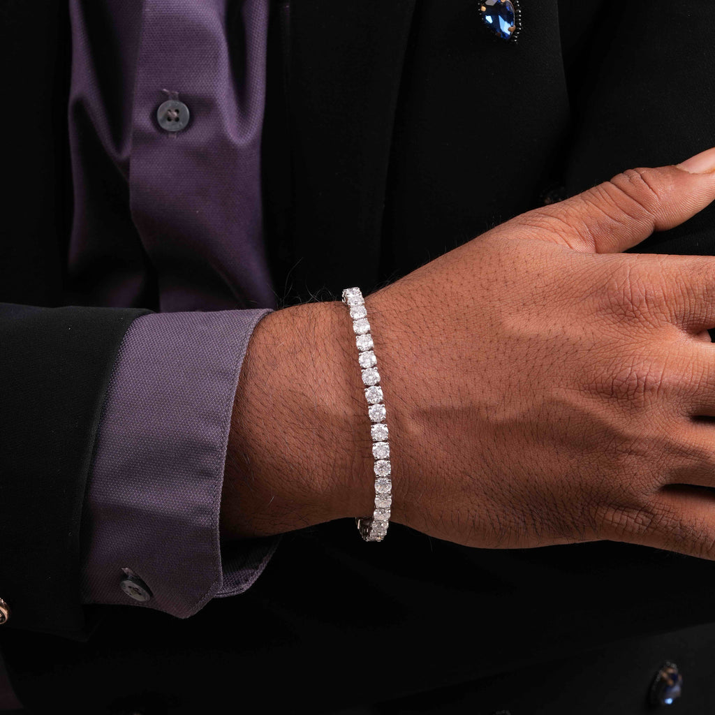 5 MM Round Shaped Tennis Bracelet