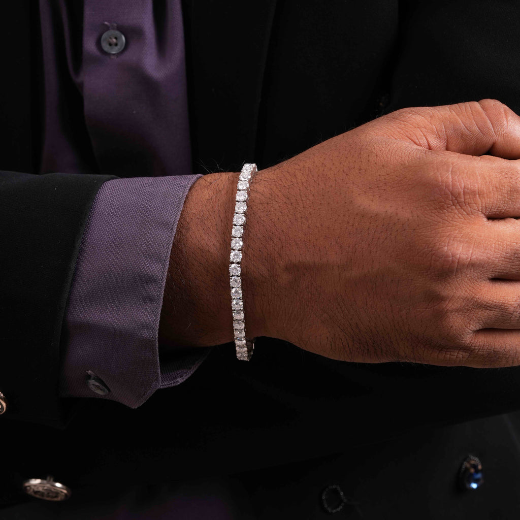 4.5 MM Round Shaped Tennis Bracelet