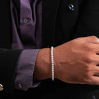 4 MM Round Shaped Tennis Bracelet