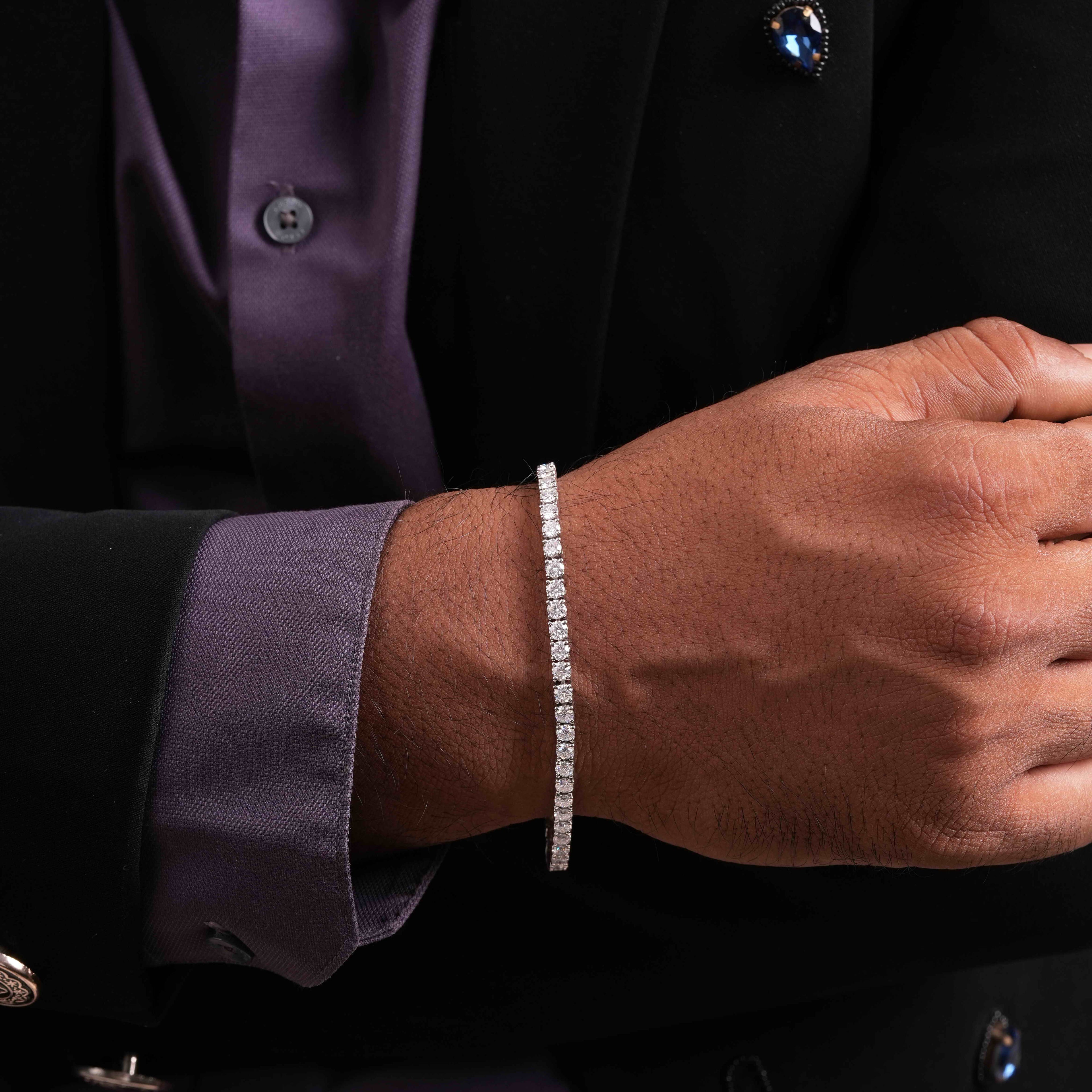 3.5 MM Round Shaped Tennis Bracelet