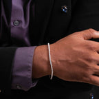 2.5 MM Round Shaped Tennis Bracelet