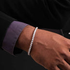 3 MM Round Shaped Tennis Bracelet