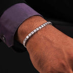 0.25 CT Princess Shaped Tennis Bracelet