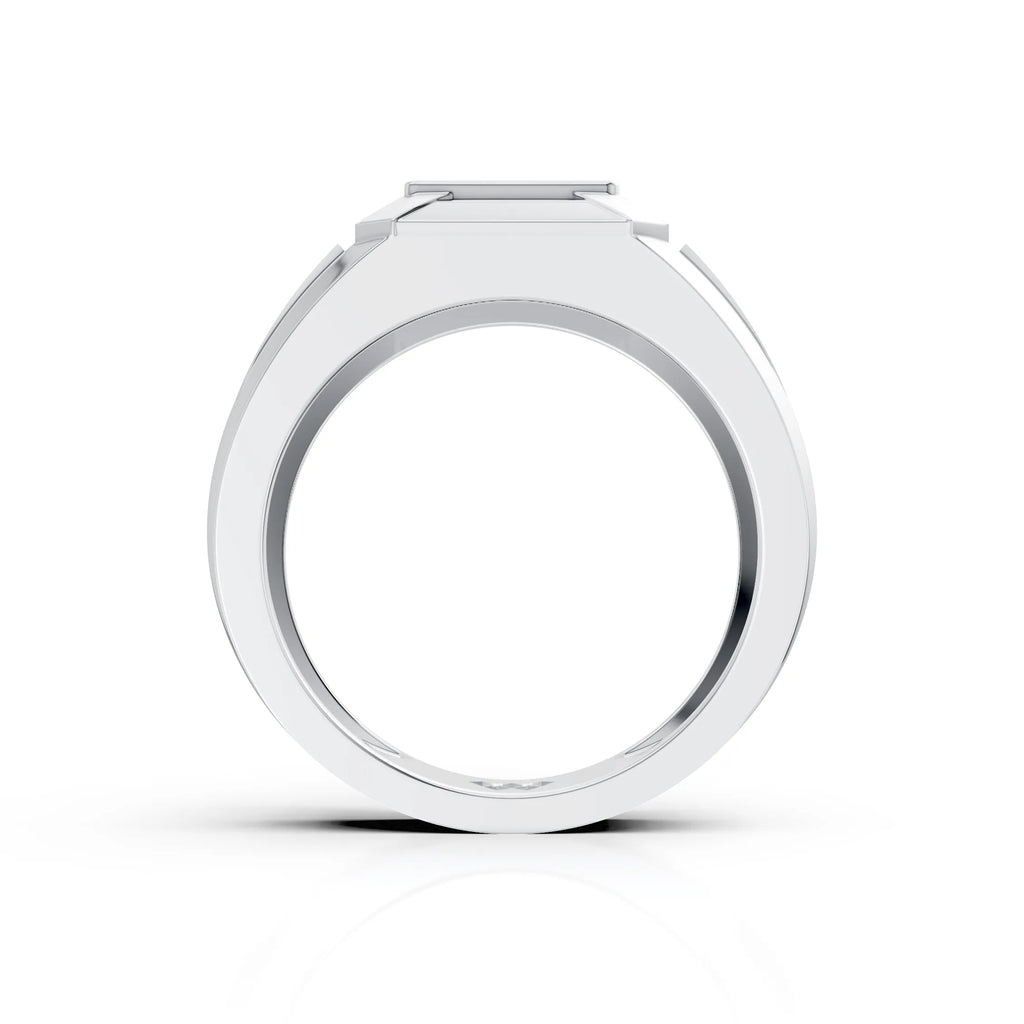 Diamond Grid Statement Ring
