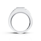 Diamond Grid Statement Ring
