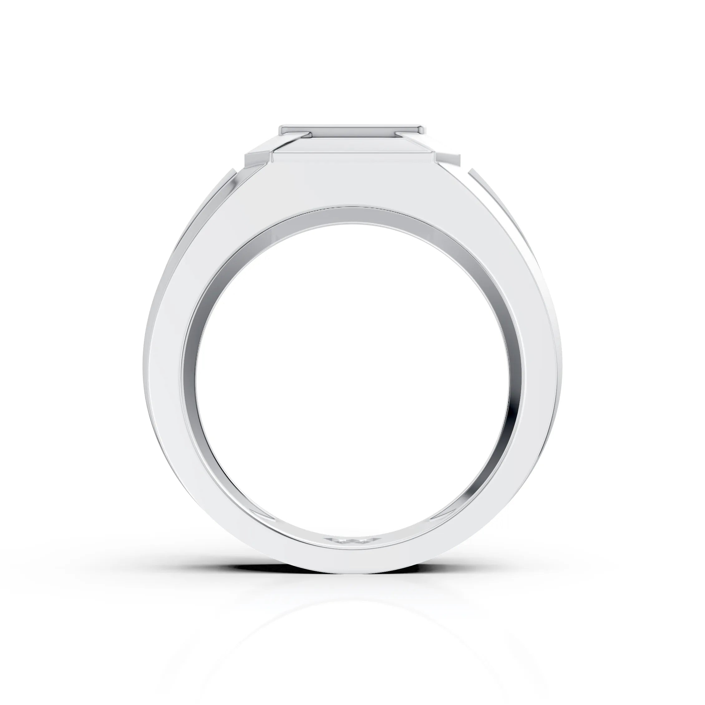Diamond Grid Statement Ring