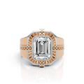 Emerald Cut Royal Ring