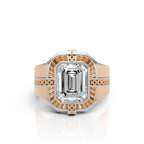 Emerald Cut Royal Ring