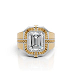 Emerald Cut Royal Ring