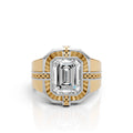 Emerald Cut Royal Ring