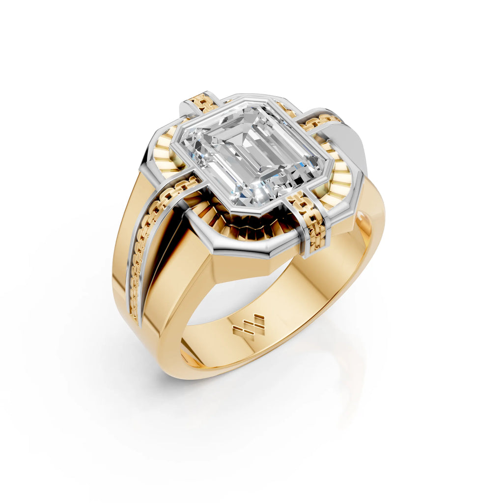 Emerald Cut Royal Ring