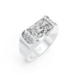 Radiant Cut Diamond Statement Ring