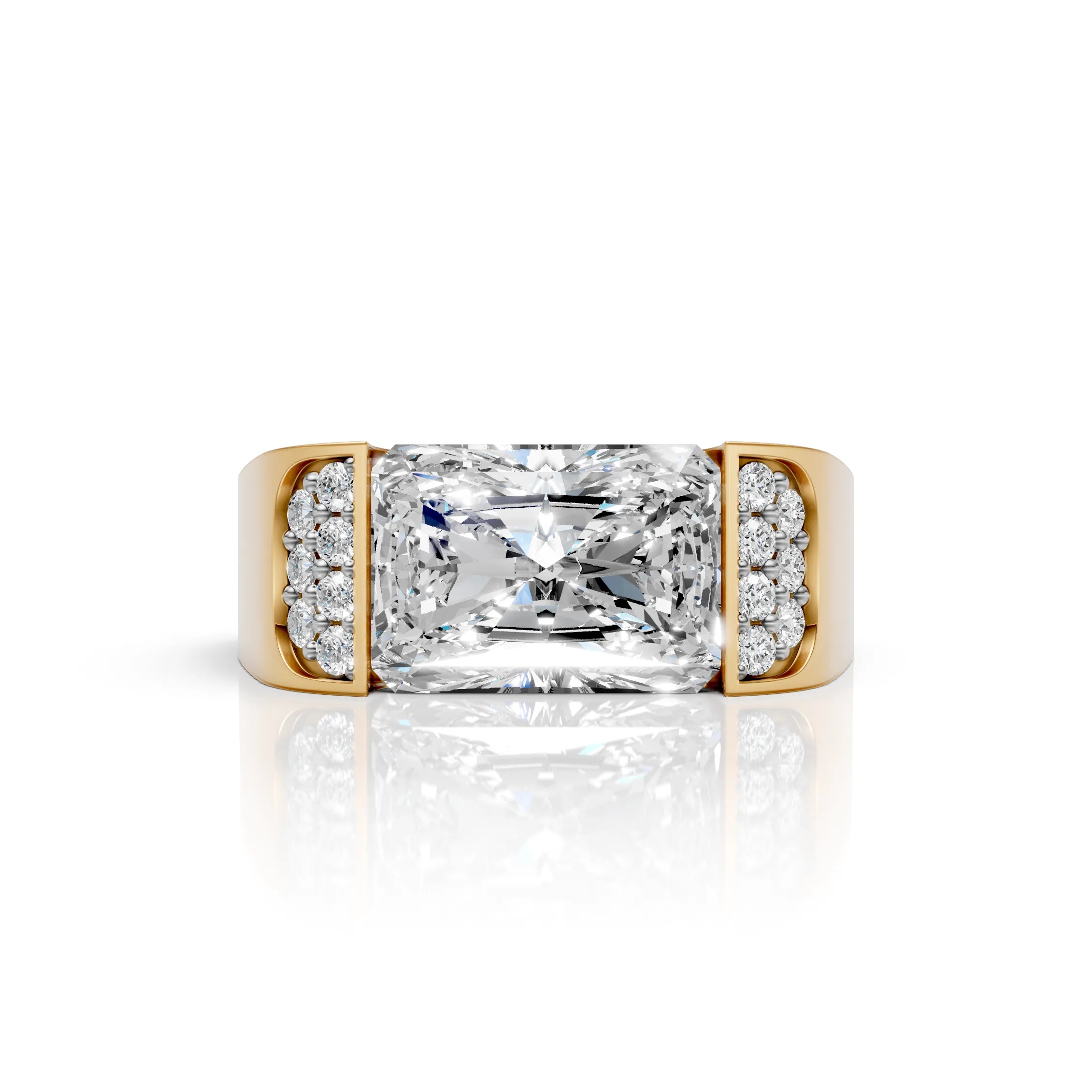 Radiant Cut Diamond Statement Ring