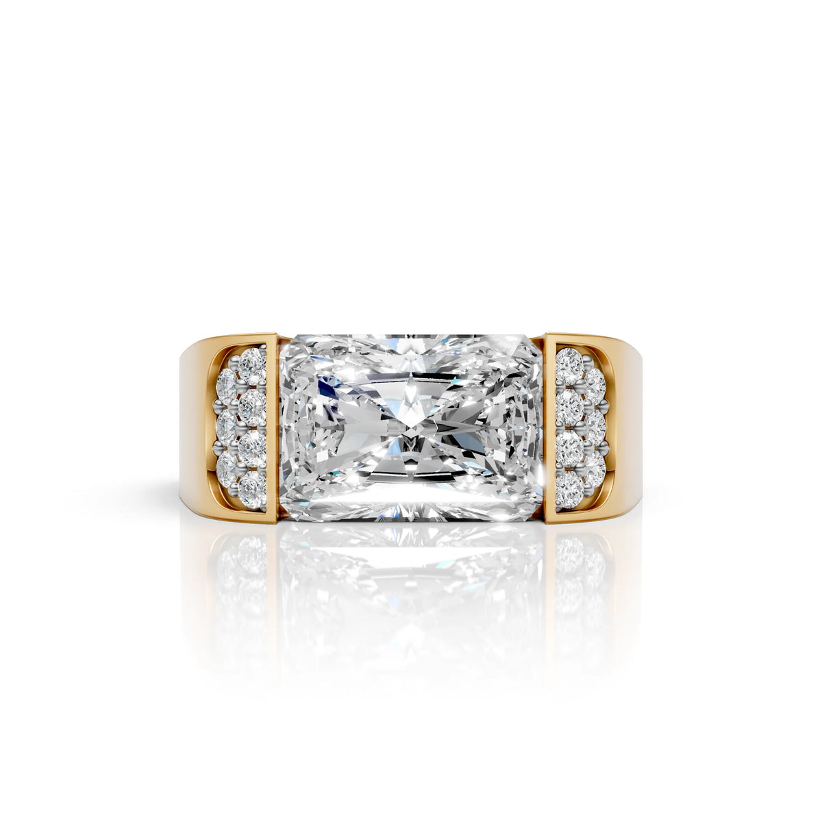Radiant Cut Diamond Statement Ring