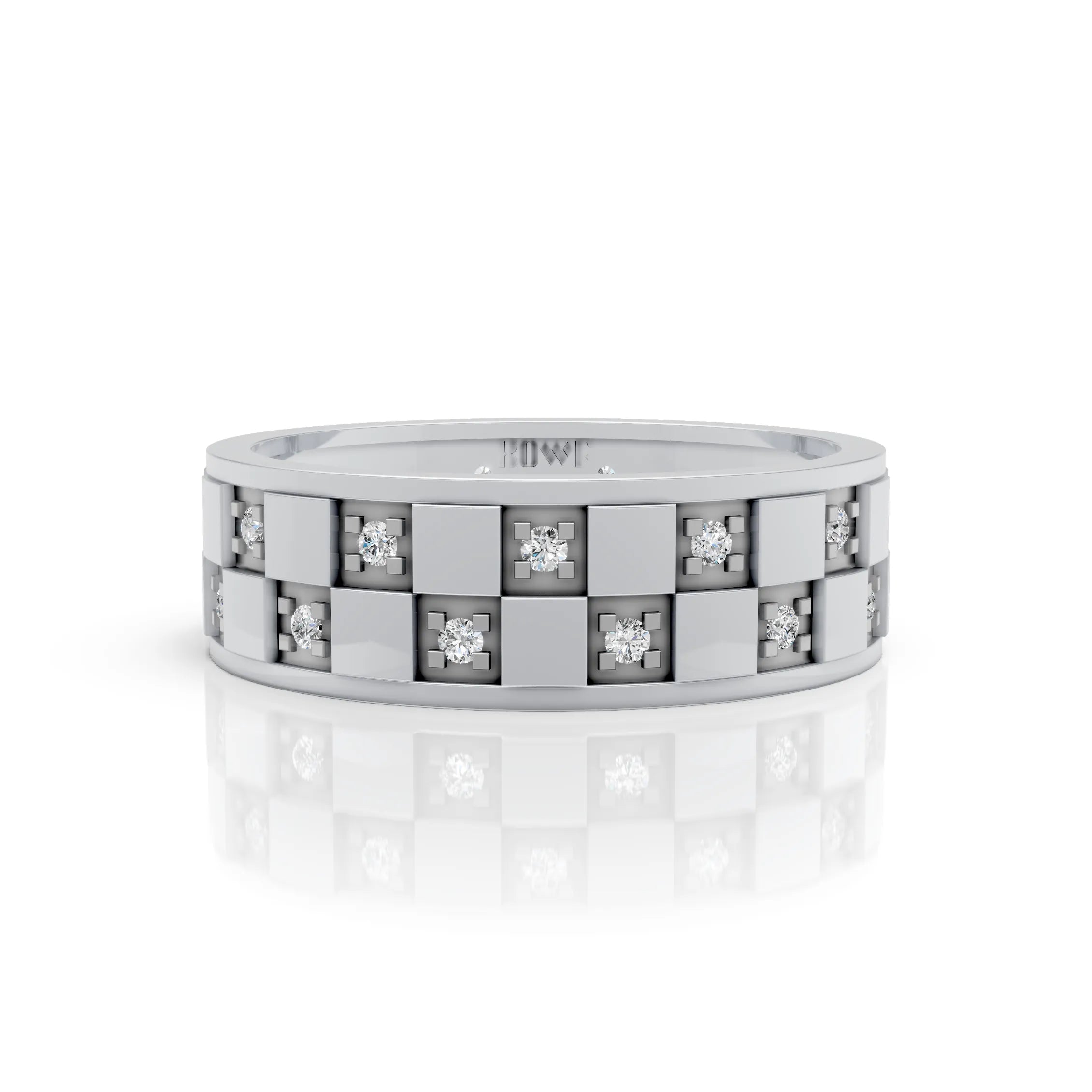Geometric Diamond Panel Band