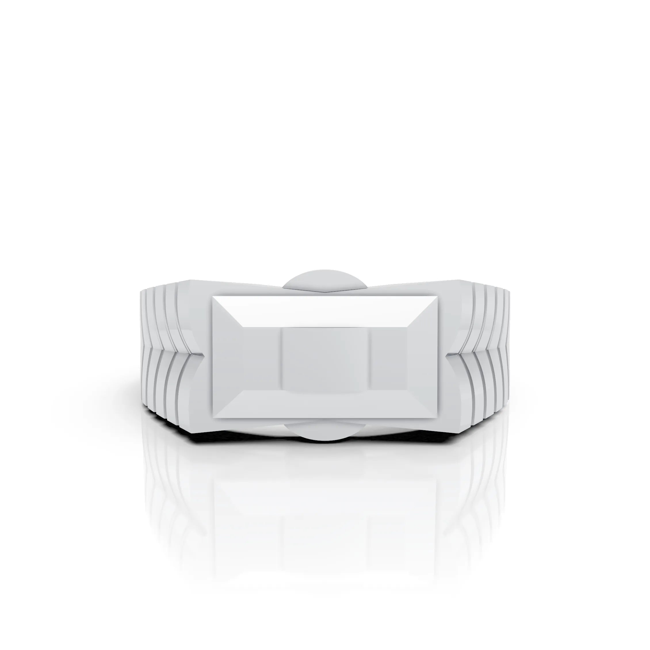 Architectural Gold Signet Ring