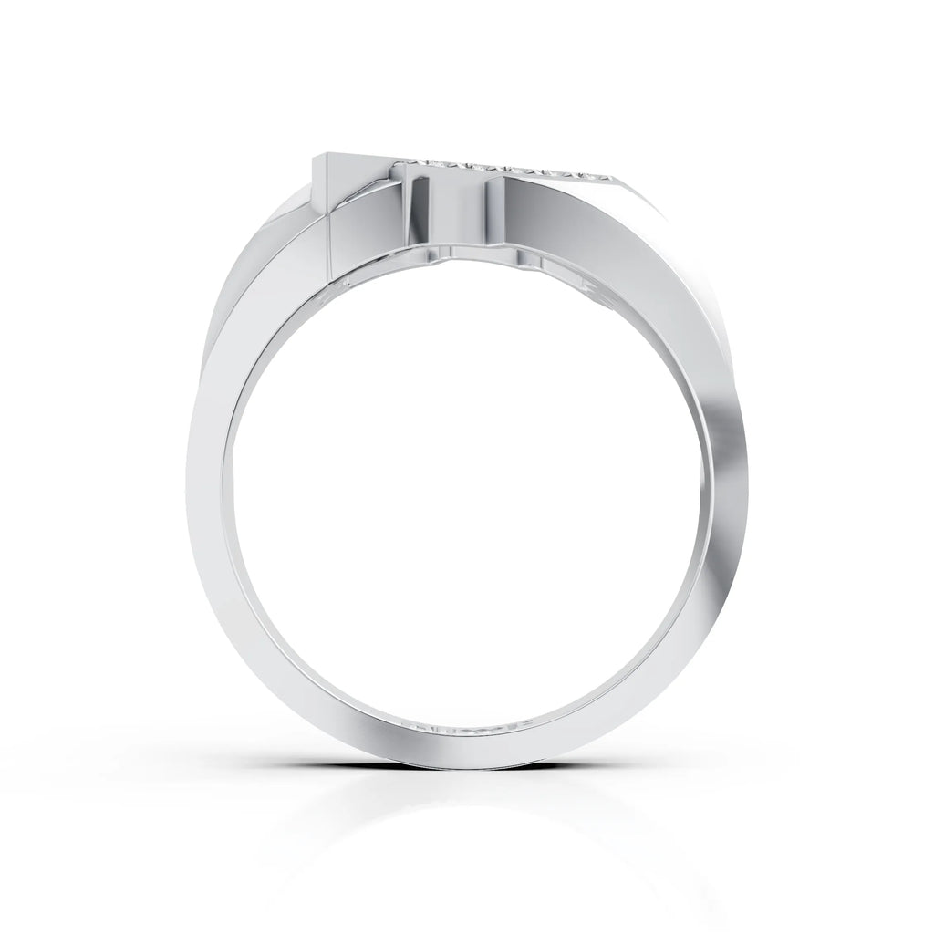 Crossline Diamond Band