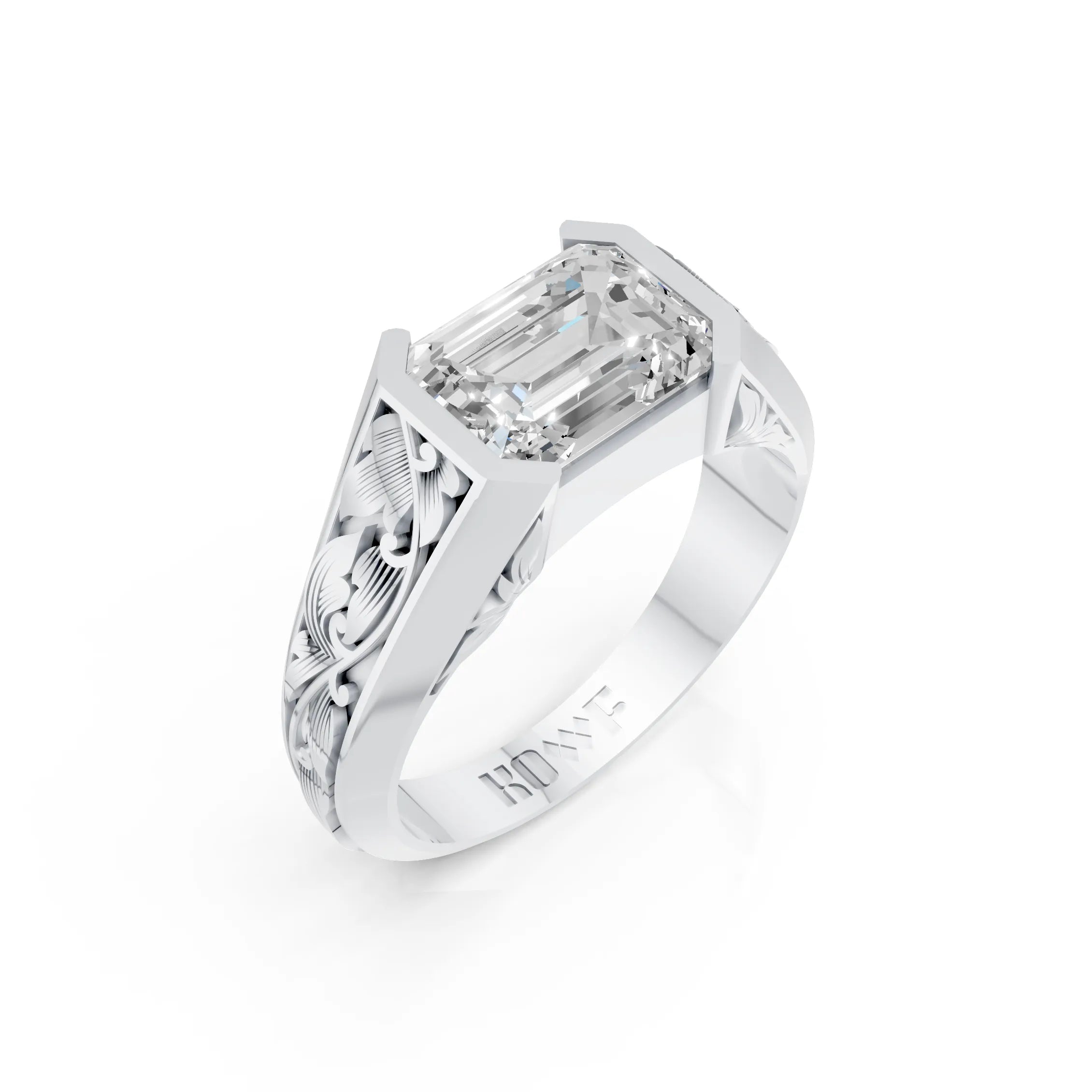 Heritage Emerald Cut Ring