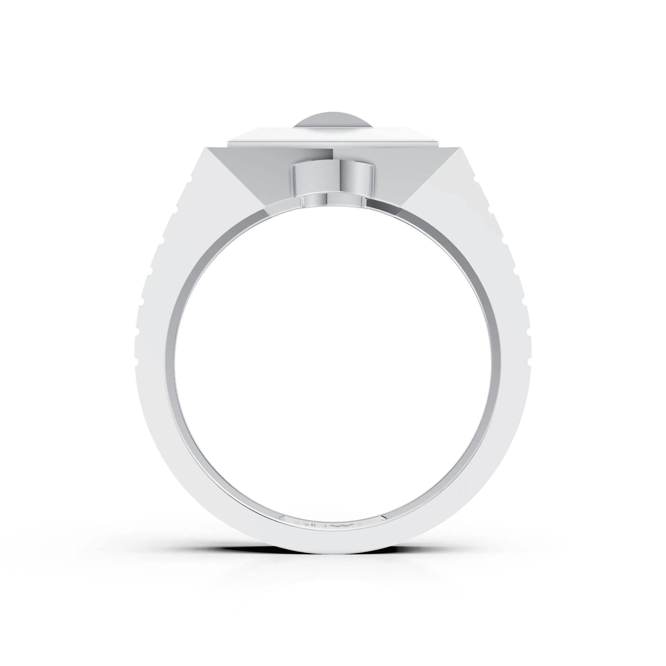 Architectural Gold Signet Ring