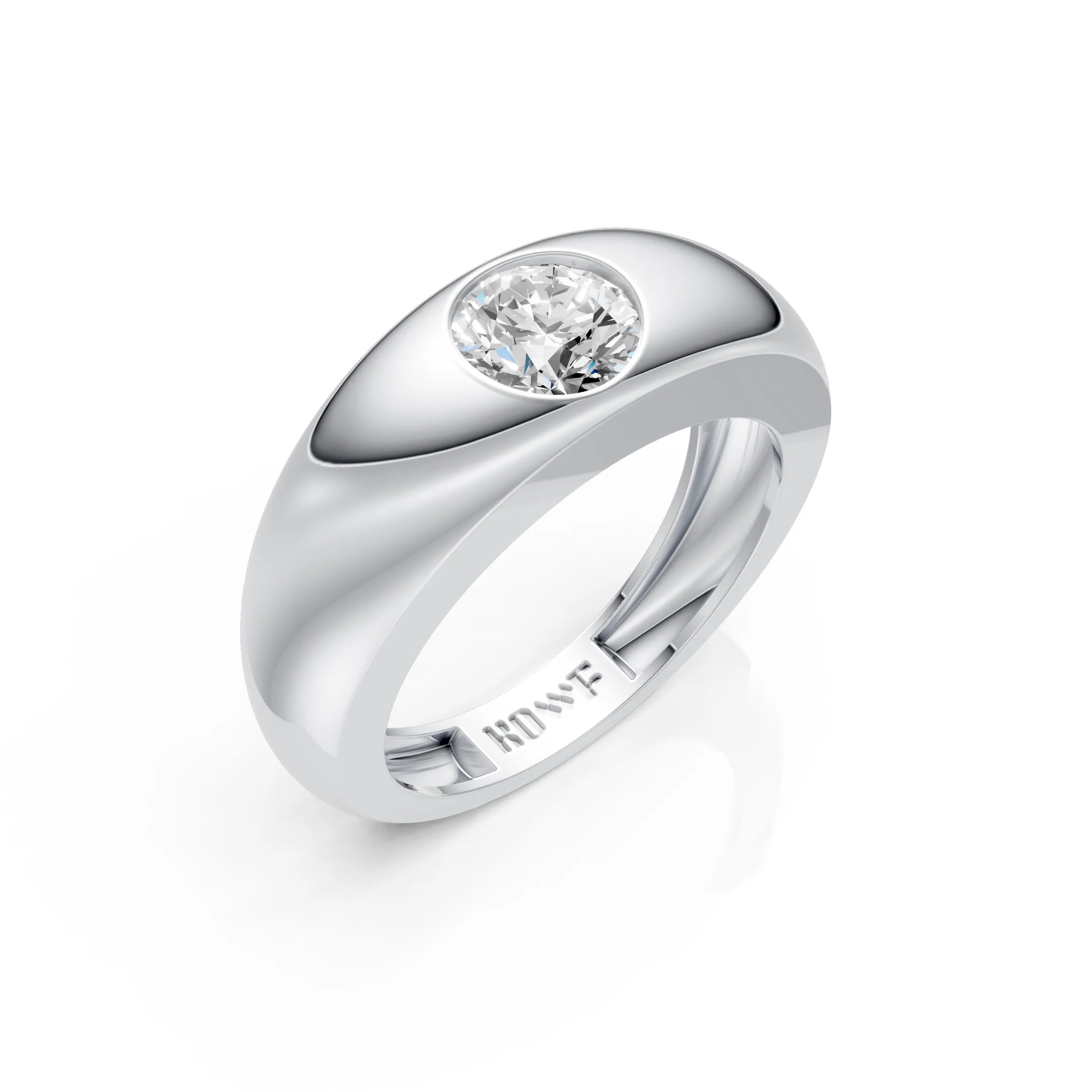 Bold Solitaire Ring