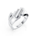 Crossline Diamond Band