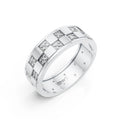 Geometric Diamond Panel Band