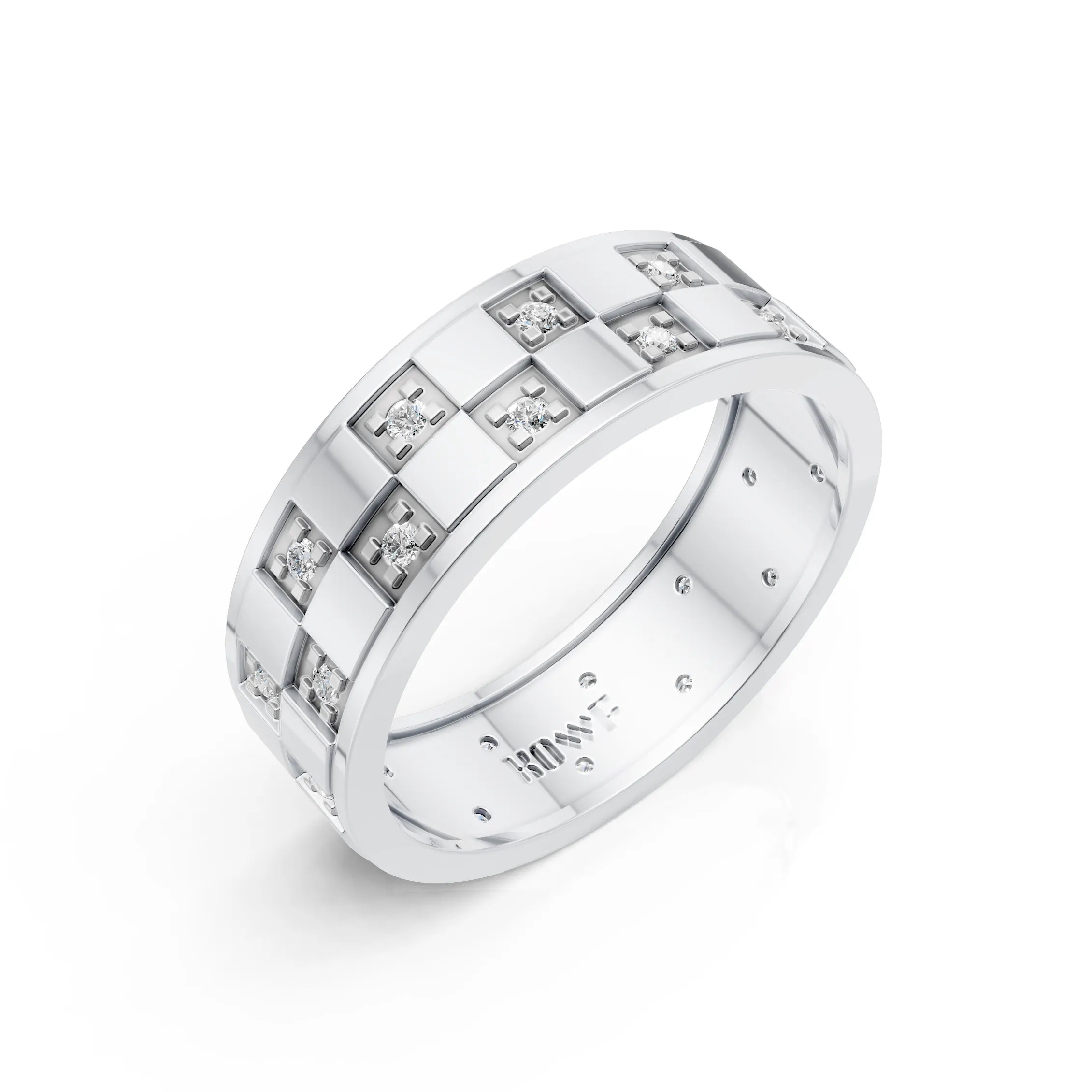 Geometric Diamond Panel Band
