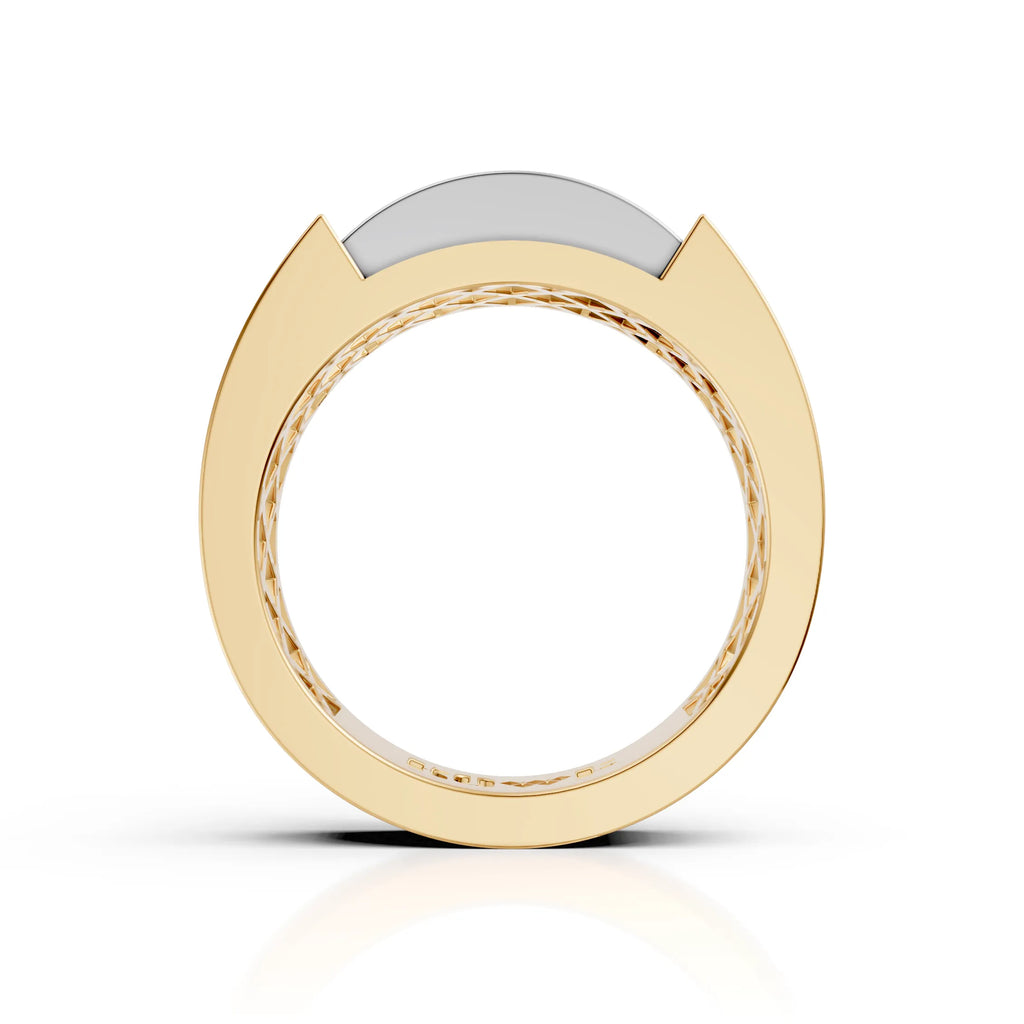 Diamond Grid Statement Ring
