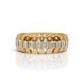 Emerald Cut Eternity Band