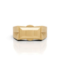 Architectural Gold Signet Ring