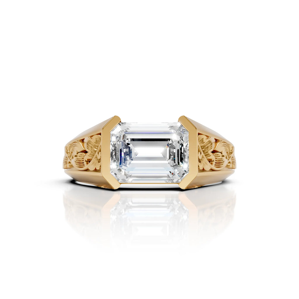 Heritage Emerald Cut Ring