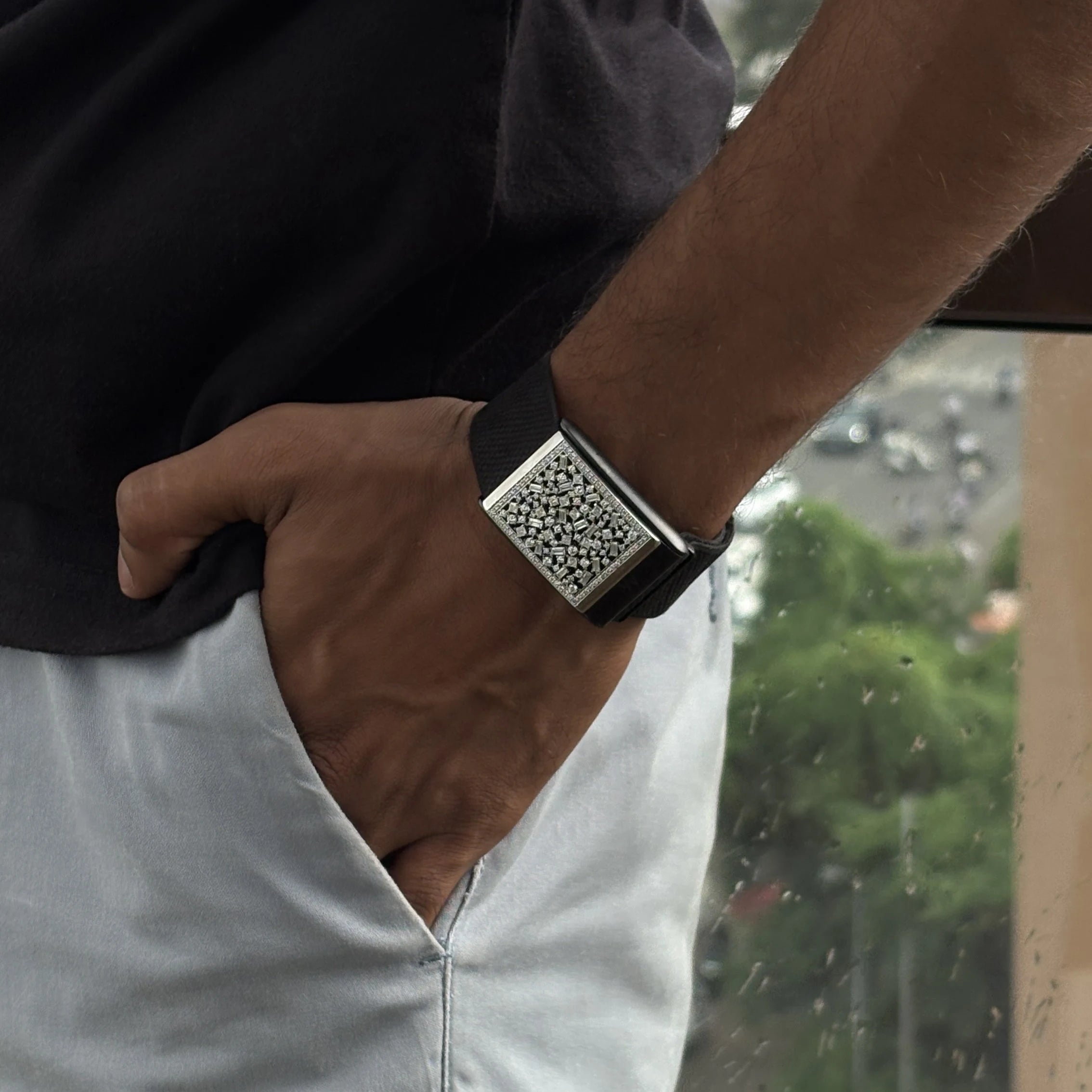 Signature Moissanite Smart Band
