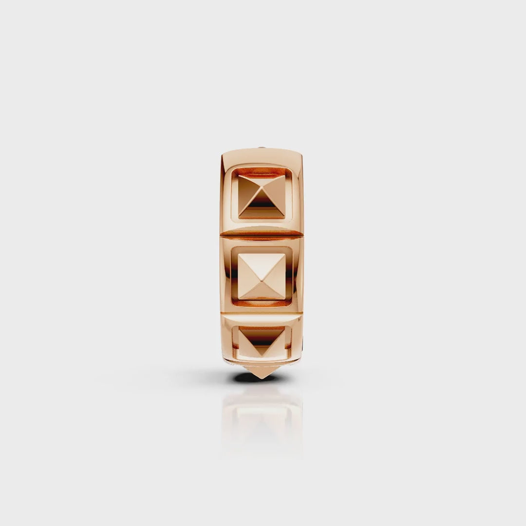 Pyramid Luxe Hoop