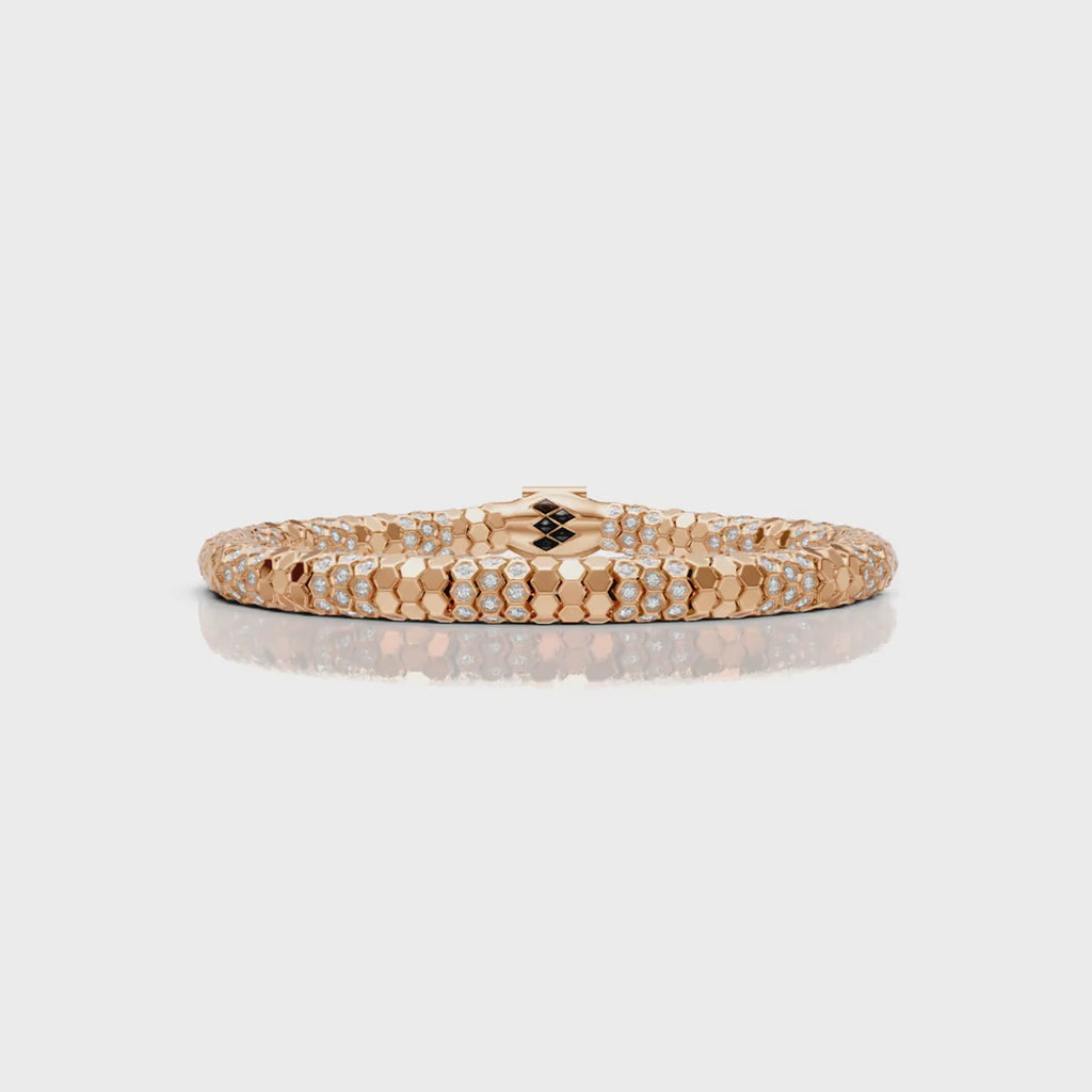 Round Diamond Rope Bracelet