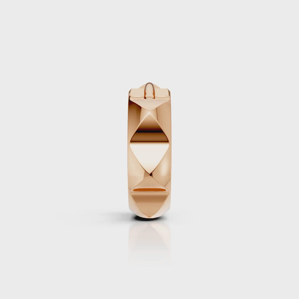 Facet Edge Hoop