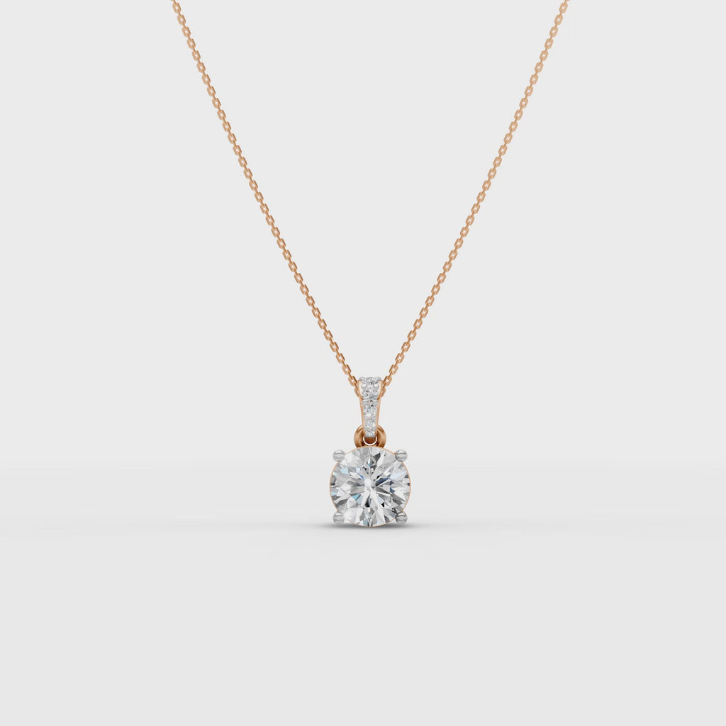 2 CT Portuguese CutPendant With Chain