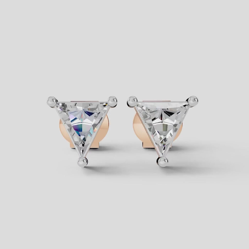 Tringle Shape Earrings (1 Pair)