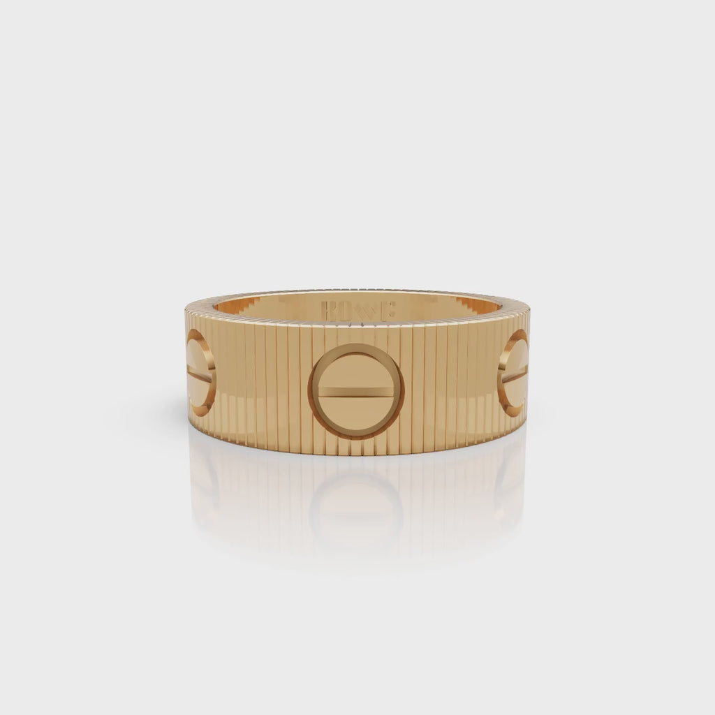 Screw-Motif Ring