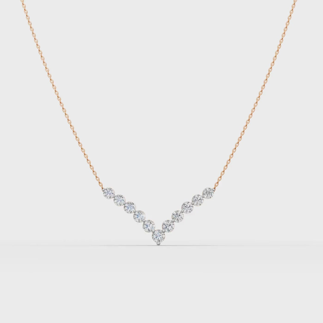 Minimal V Curve Pendant