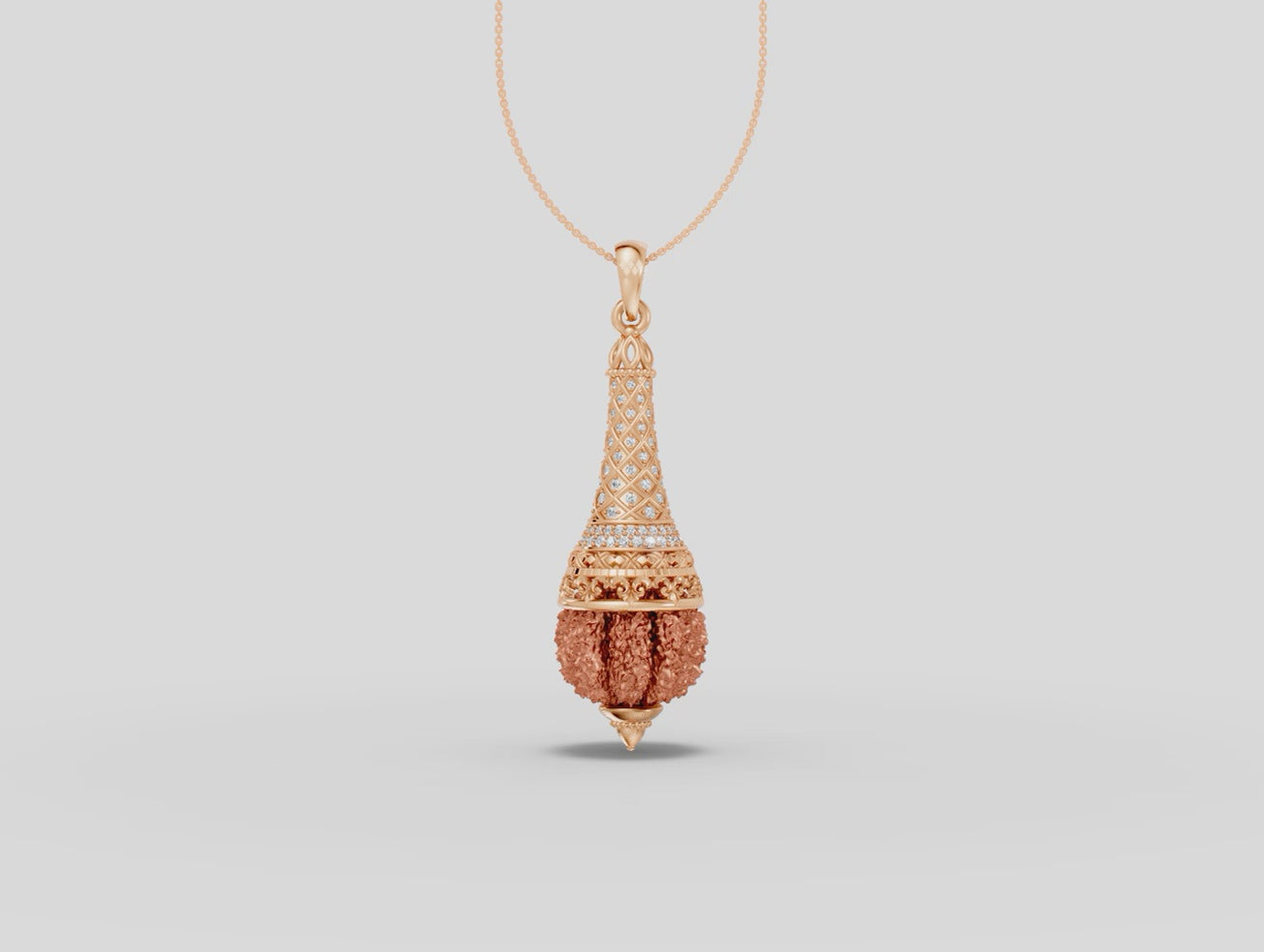 925 Sterling 8 Mukhi Rudraksh Pendant