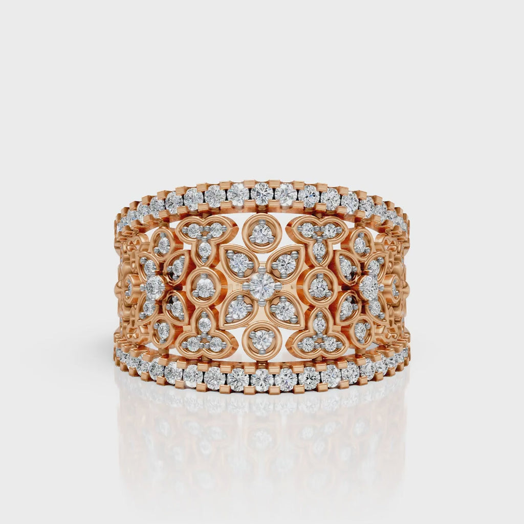 Royal Blossom Diamond Ring