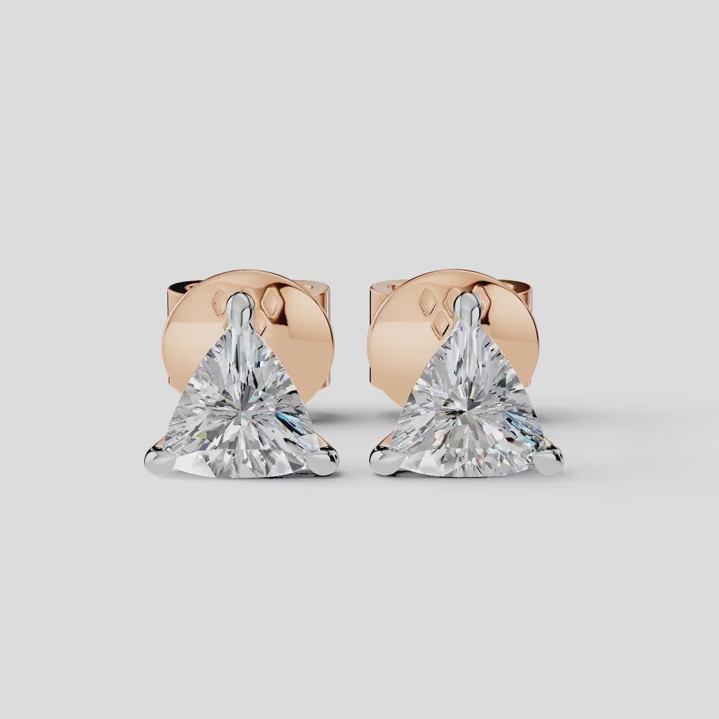 Trillion Shape Earrings (1 Pair)