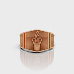 Royal Crown Textured Ring